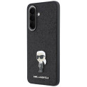 Kryt KARL LAGERFELD KLHCSA37GKNPSK pro Samsung A37 – černý