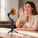 Gimbal Hoco K91 3osá stabilizace pro smartphone – černý