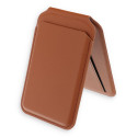 Satechi Vegan Leather Wallet Stand pro MagSafe - hnědý
