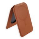 Satechi Vegan Leather Wallet Stand pro MagSafe - hnědý