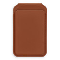 Satechi Vegan Leather Wallet Stand pro MagSafe - hnědý