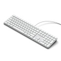 Satechi Slim LX3 drátová klávesnice QWERTY Mac/Windows - stříbrn�