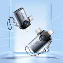 Hoco UA46D Victory adaptér OTG 2v1 Lightning / USB-C – USB-A - šed