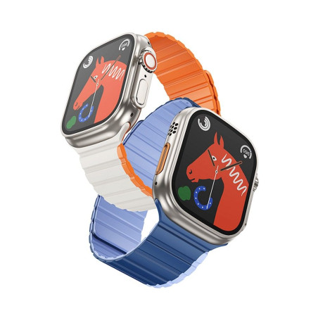 Řemínek Hoco AS102 pro Apple Watch 42/44/45/49 mm – starlight oran
