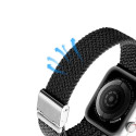 Řemínek Dux Ducis MIXTURE II pro Apple Watch 42/44/45 mm - černý