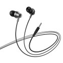 Sluchátka Hoco M119 s mikrofonem 3,5mm Jack - černá