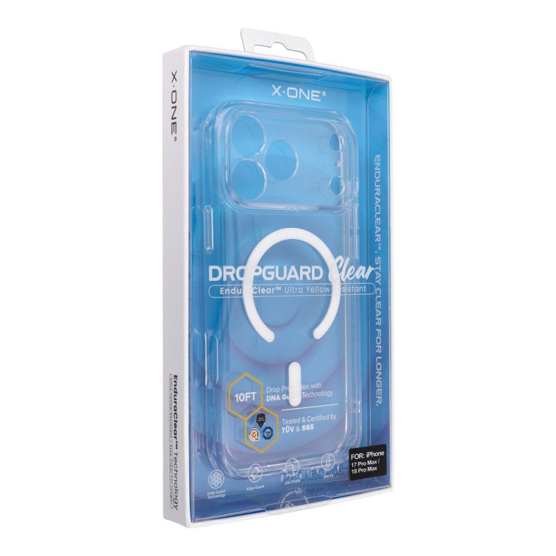 Kryt X-ONE Dropguard Clear pro iPhone 18 Pro Max / 17 Pro Max - transparentní