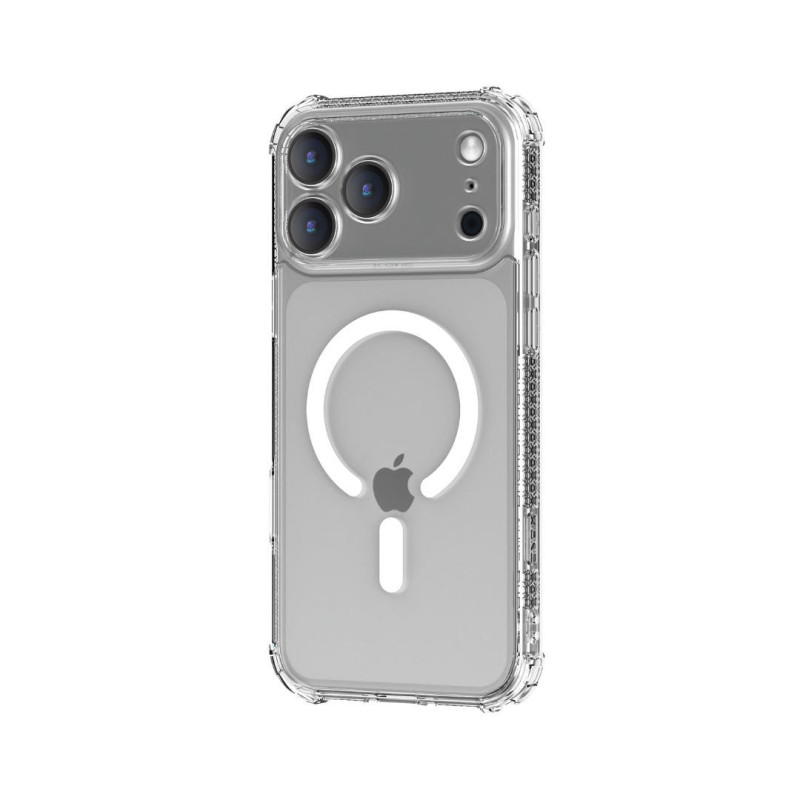 Kryt X-ONE Dropguard Pro compatible s MagSafe pro iPhone 18 Pro Max / 17 Pro Max - třpytivý bílý