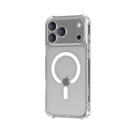Kryt X-ONE Dropguard Pro MagSafe pro iPhone 18/17 - třpytivý bílý