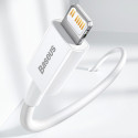 BASEUS CATLYS-A02 Datový a nabíjecí kabel USB-C/Lightning s podporou PD 20W, 1m, bílý