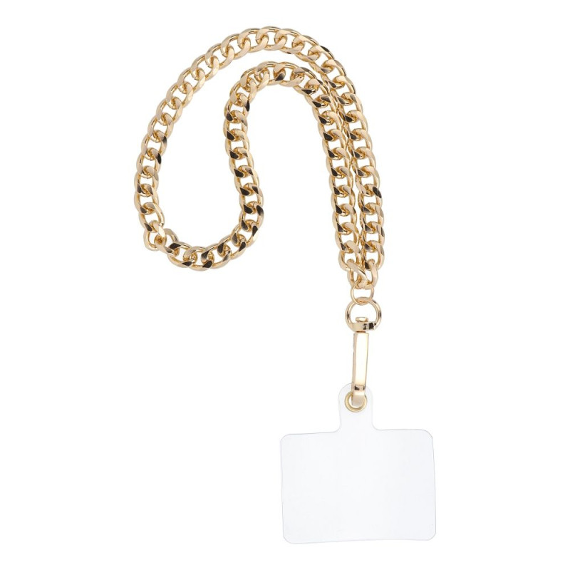 Šňůrka na telefon Chain 41 na zápěstí, 40 cm - zlatá