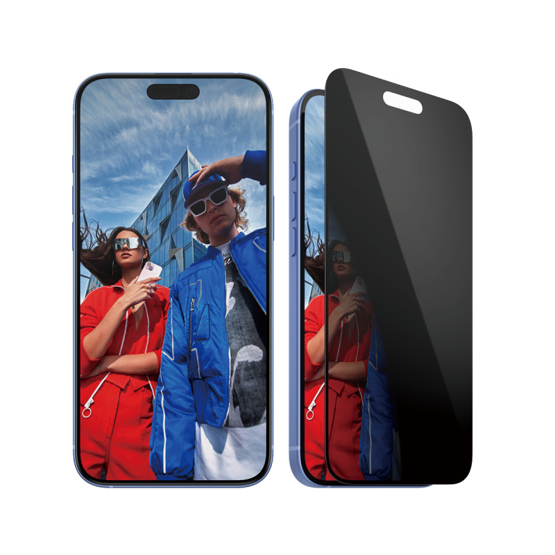 Ochranné sklo PanzerGlass Privacy pro iPhone 16 Plus/15 Plus - s instalačním rámečkem