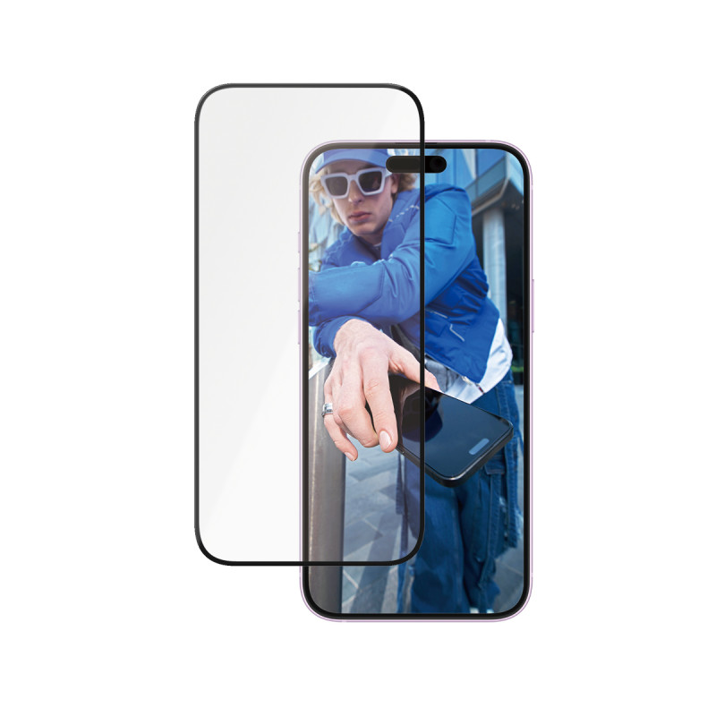 Ochranné sklo PanzerGlass Ceramic Protection pro iPhone 16 Plus/15 Plus - průhledné