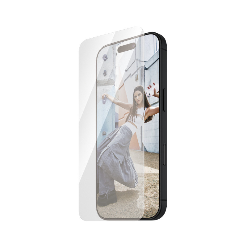 Ochranné sklo PanzerGlass SAFE pro iPhone 16 Plus/15 Plus - průhledné