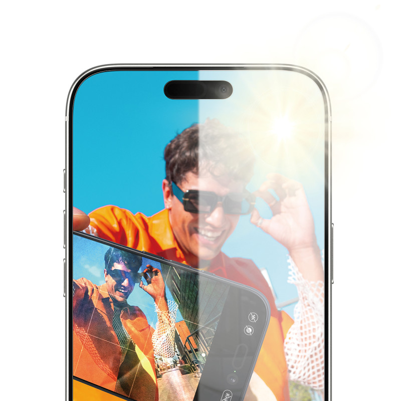 Ochranné sklo PanzerGlass Anti-Reflective pro iPhone 17 Pro Max - čiré