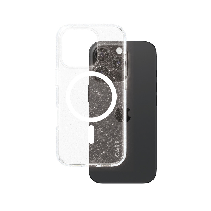Kryt PanzerGlass Star Lit pro iPhone 16 Pro - hvězdné světlo (MagSafe)
