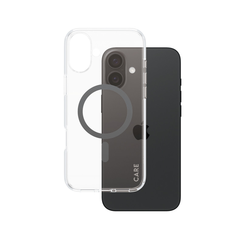 Kryt PanzerGlass Urban Combat pro iPhone 16 Plus - černý/průhledný