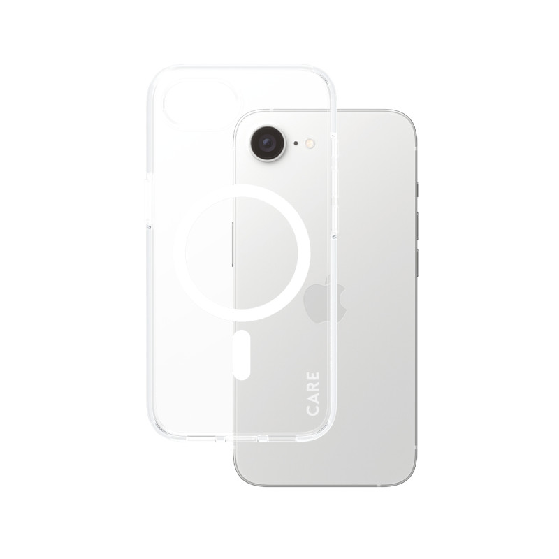 Kryt PanzerGlass CARE pro iPhone 17e/16e - čirý/bílý MagSafe