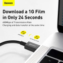 BASEUS CATLYS-C01 Datový a nabíjecí kabel USB-C/Lightning s podporou PD 20W, 2m, černý