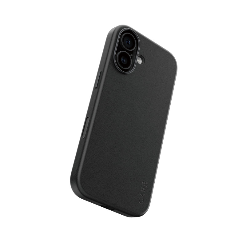 Kryt PanzerGlass CARE pro iPhone 17 - černá (veganská kůže)