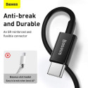 BASEUS CATLYS-C01 Datový a nabíjecí kabel USB-C/Lightning s podporou PD 20W, 2m, černý