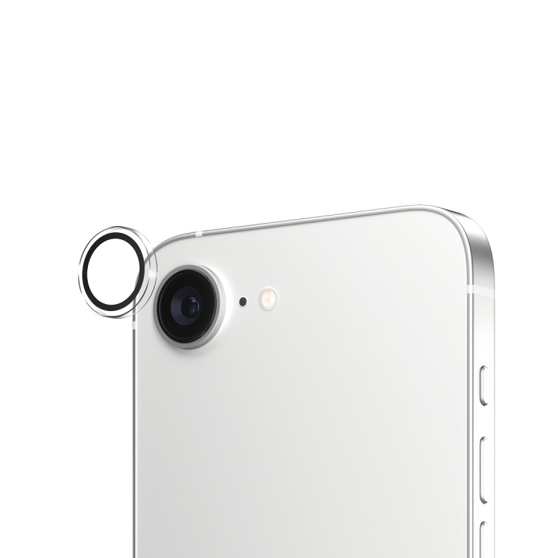 Ochranné kroužky fotoaparátu PanzerGlass Hoops pro iPhone 17e/16e - čiré