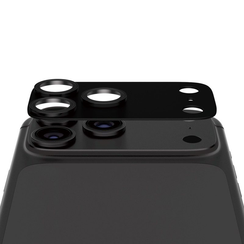 Ochranný prvek fotoaparátu PanzerGlass FENDER pro iPhone 18 Pro Max - kontrastně černý