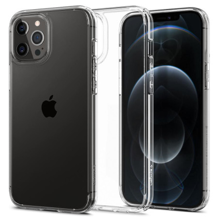 SPIGEN Ultra Hybrid Odolný kryt pro iPhone 12/12 Pro, transparentní