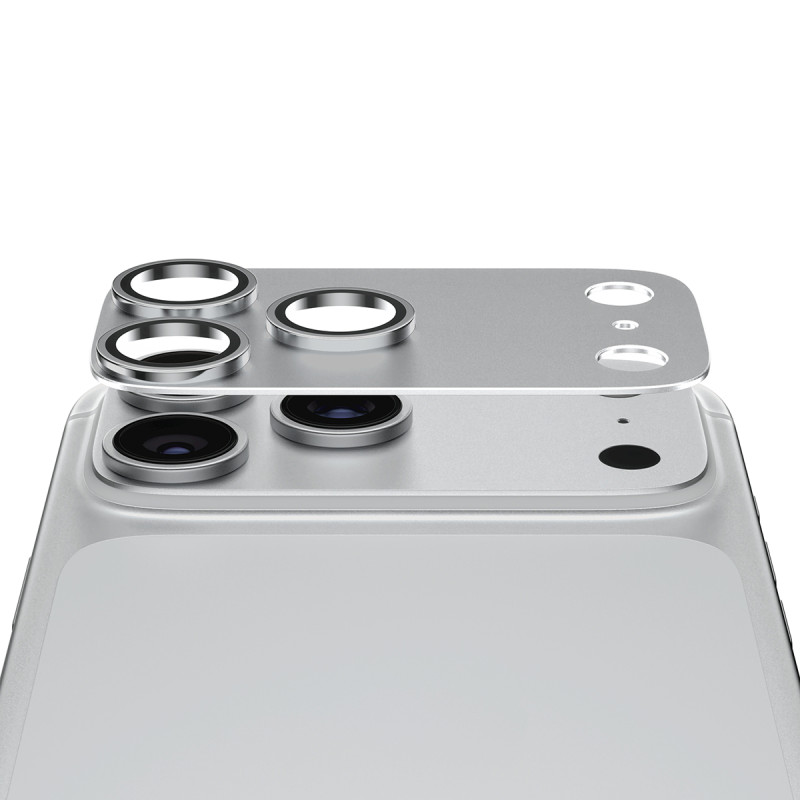 Ochranný prvek fotoaparátu PanzerGlass FENDER pro iPhone 18 Pro Max - silver