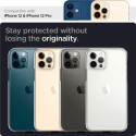 SPIGEN Ultra Hybrid Odolný kryt pro iPhone 12/12 Pro, transparentní