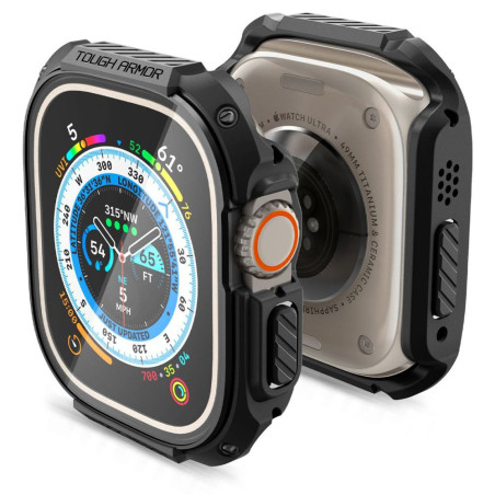 Kryt Spigen Tough Armor pro Apple Watch Ultra 1/2/3/4 (49 mm), černý