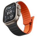 Řemínek Spigen Athlex Air M pro Apple Watch 44/45/46/49 mm, černo-oran