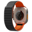 Řemínek Spigen Athlex Air M pro Apple Watch 44/45/46/49 mm, černo-oran