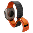 Řemínek Spigen Athlex Air M pro Apple Watch 44/45/46/49 mm, černo-oran