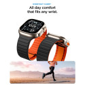 Řemínek Spigen Athlex Air M pro Apple Watch 44/45/46/49 mm, černo-oran