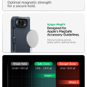Kryt Spigen Tough Armor Mag s MagSafe pro iPhone Duo – tmavě šedý metalický