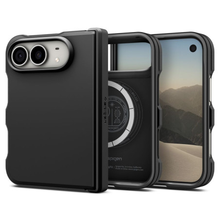 Kryt Spigen Tough Armor Mag s MagSafe pro iPhone Duo – černý, odolný