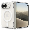 Kryt Spigen Ultra Hybrid Pro s MagSafe pro iPhone Duo – průhledný s bílými prvky