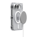 Kryt Spigen Ultra Hybrid Pro s MagSafe pro iPhone Duo – průhledný s bílými prvky