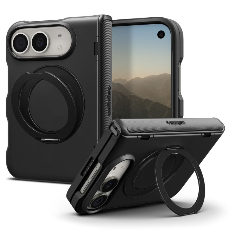 Kryt Spigen Slim Armor Pro S s MagSafe pro iPhone Duo – černý, tenký a odolný