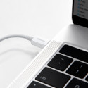 BASEUS CATLYS-C02 Datový a nabíjecí kabel USB-C/Lightning s podporou PD 20W, 2m, bílý