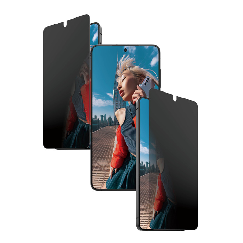 Ochranné sklo PanzerGlass Privacy pro Samsung Galaxy S26+ s bezprašným aplikačním boxem