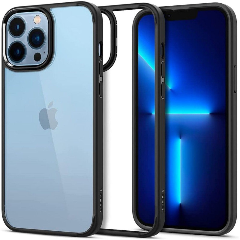 SPIGEN Ultra Hybrid Odolný kryt pro iPhone 13 Pro, černá/čirá