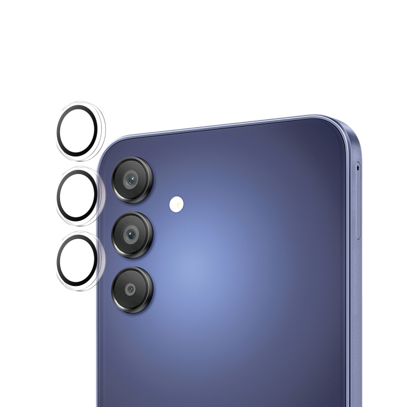 Ochranné kroužky fotoaparátu PanzerGlass Hoops pro Samsung Galaxy A16/A16 5G - čiré