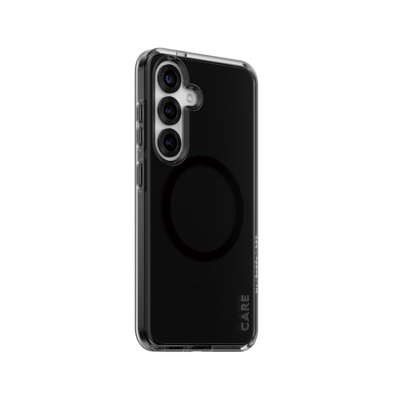 Kryt PanzerGlass CARE Smokey pro Samsung Galaxy S25 - kouřový/černý
