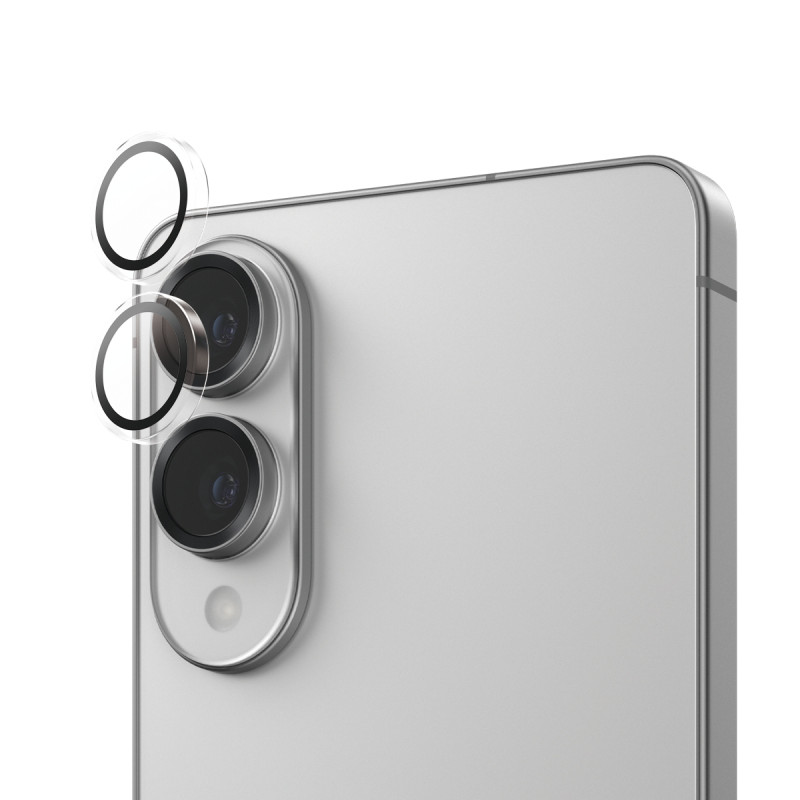 Ochranné kroužky fotoaparátu PanzerGlass Hoops pro Samsung Galaxy S25 Edge - čiré
