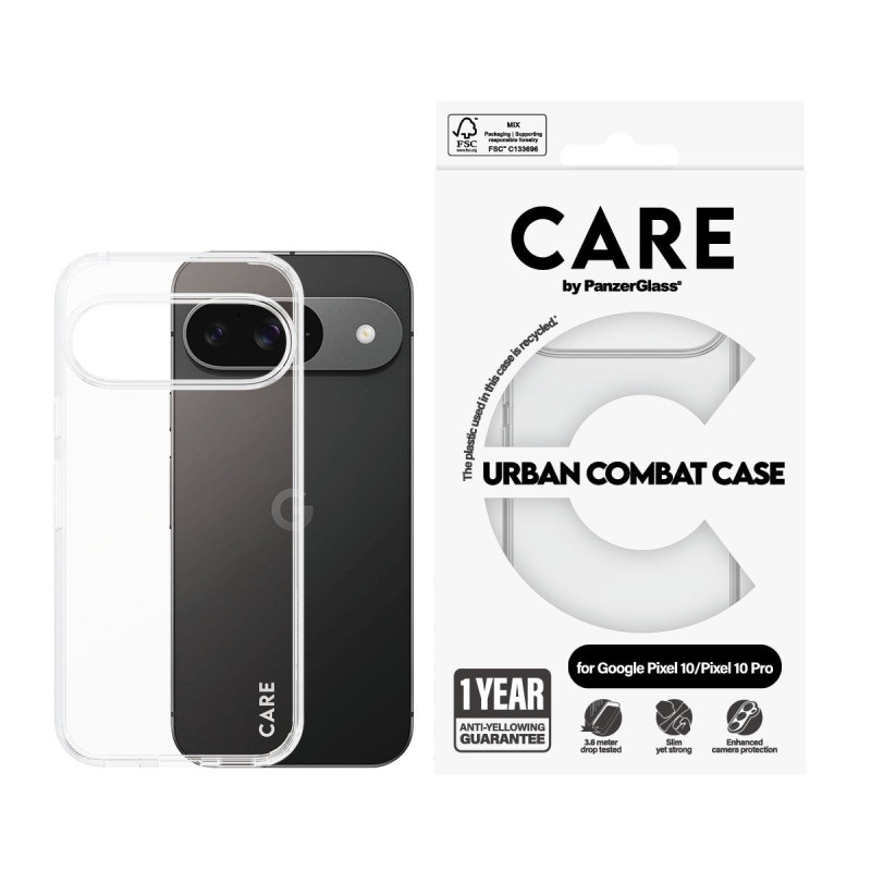 Kryt PanzerGlass CARE Urban pro Google Pixel 10/10 Pro - čirý