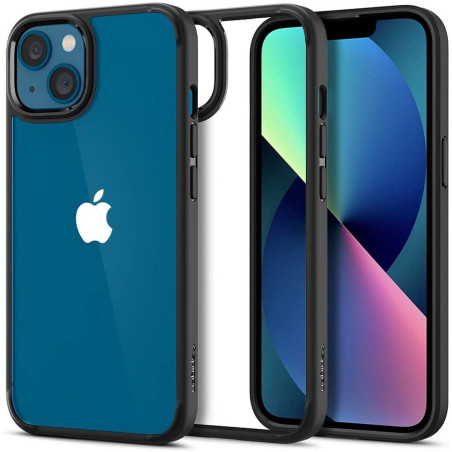 SPIGEN Ultra Hybrid odolný kryt pro iPhone 13, černá/čirá