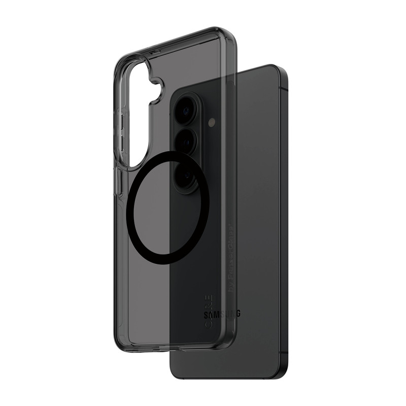 Kryt PanzerGlass CARE Smokey Qi pro Samsung Galaxy S26 - kouřový/černý