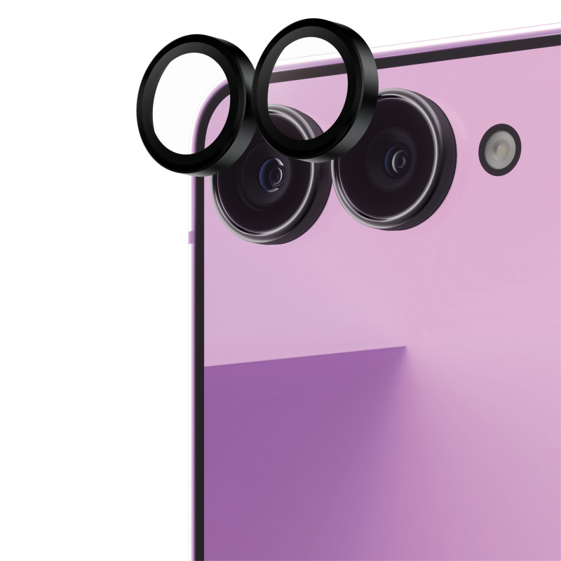 Ochranné kroužky fotoaparátu PanzerGlass Hoops pro Samsung Galaxy Z Flip8/Flip7 - černé